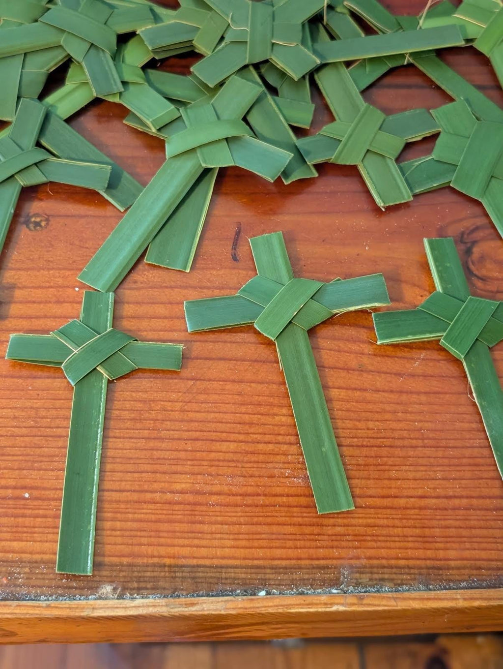 Green Palm Crosses | Bulk Palm Sunday & Easter Church Supply | Backwoods Foliage