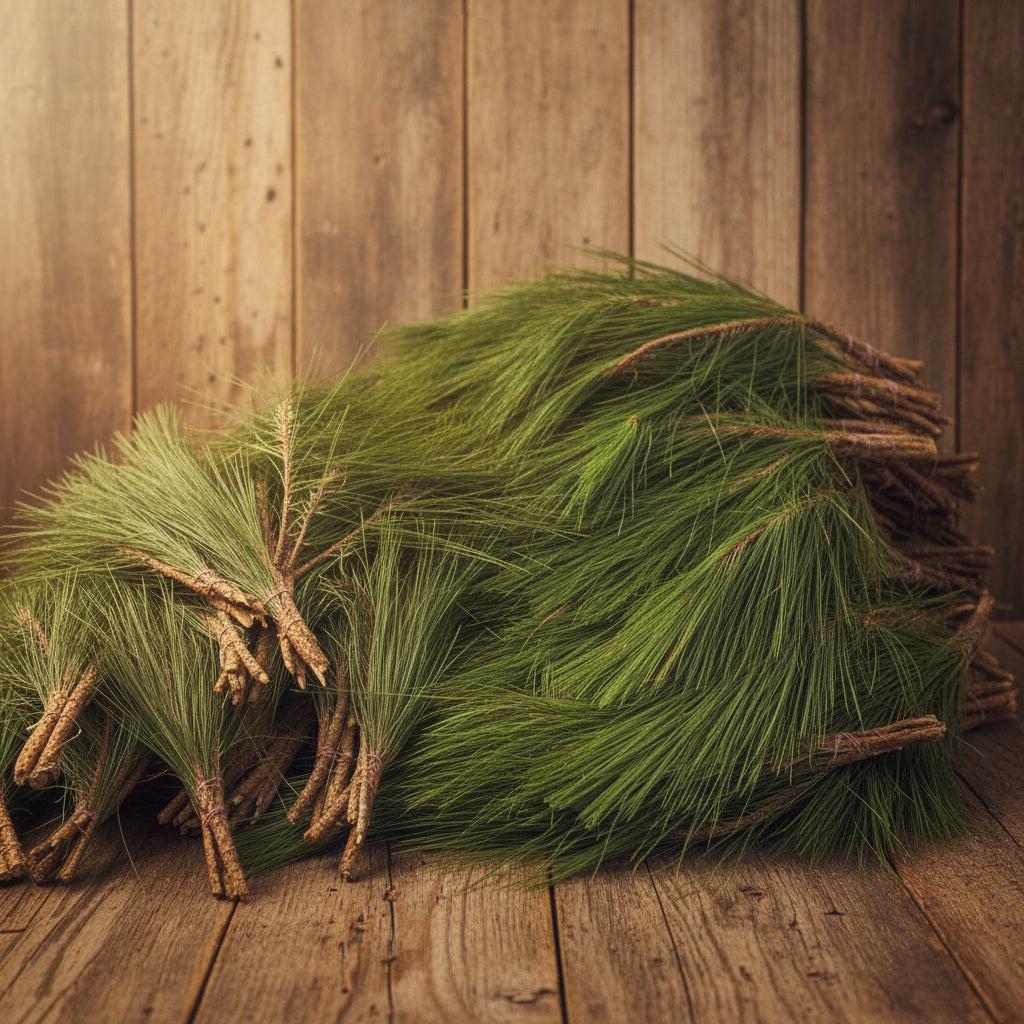 Bouquets de pin à longues aiguilles de Floride fraîche | Couronnes de Noël et verdure pour artisanat