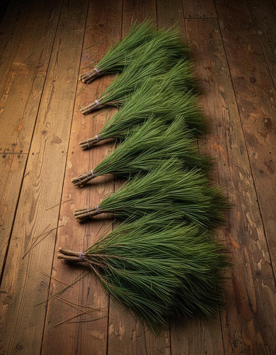 Bouquets de pin à longues aiguilles de Floride fraîche | Couronnes de Noël et verdure pour artisanat