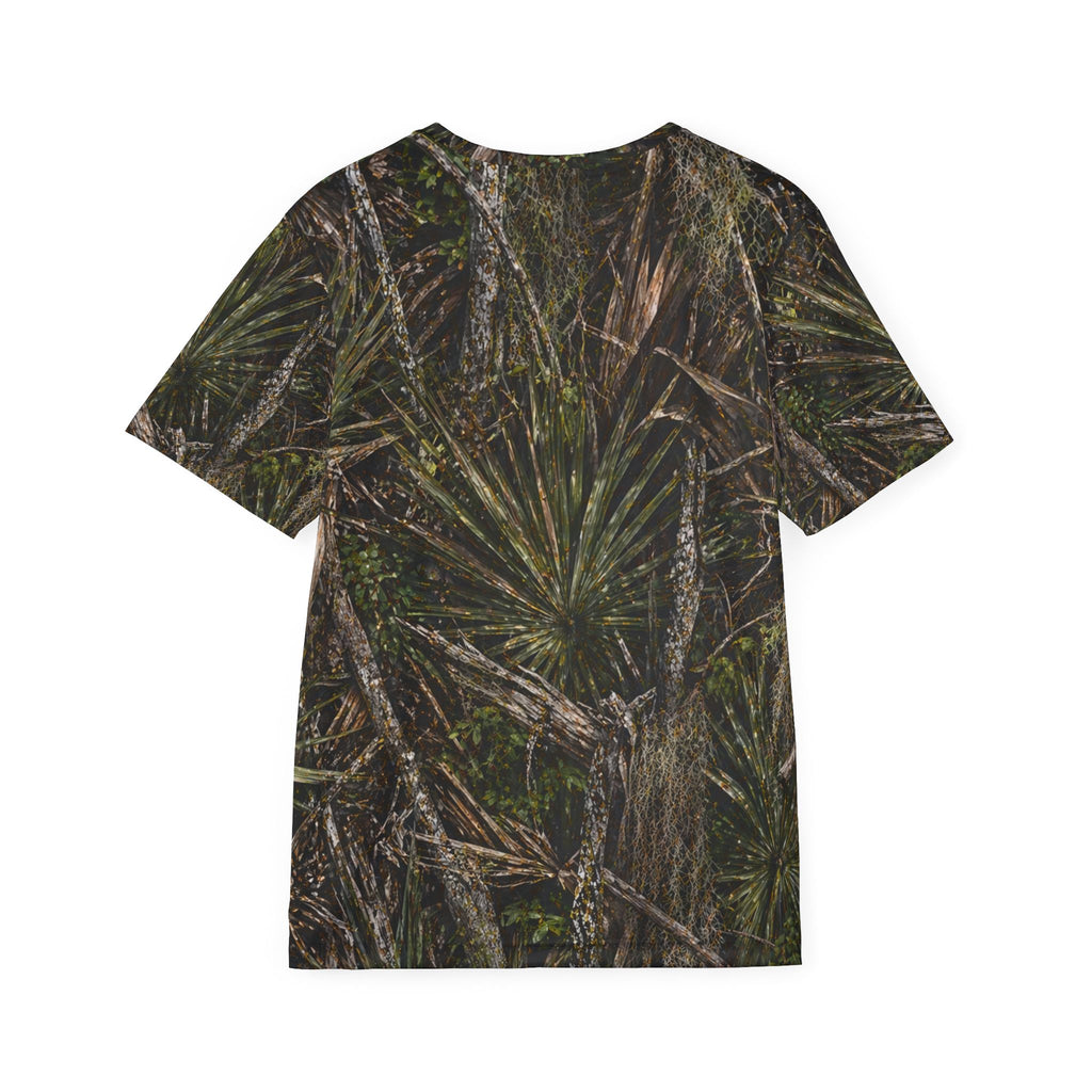 back of a camouflage  shirt